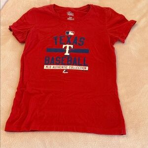 Texas Rangers Baseball Tee Size M
